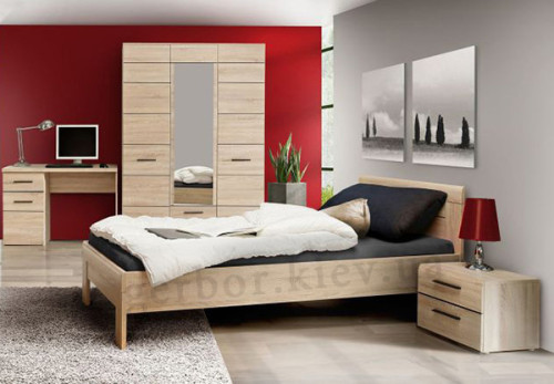 Фото кровати 90 (каркас) SOLO VMV Holding в интерьере детской