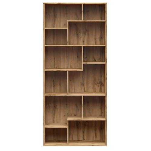 Фото стеллажа TETRIX REG/197/90 BRW дуб вотан – вид спереди