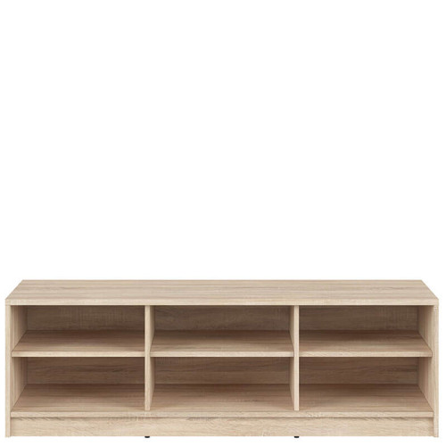 Фото тумбы ТВ NEPO PLUS RTV BRW дуб сонома – вид спереди