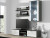 Фото комплекта мебели для гостиной SOHO 5 CAMA MEBLE серый / белый глянец