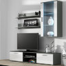 Фото комплекта мебели для гостиной SOHO 5 CAMA MEBLE серый / белый глянец