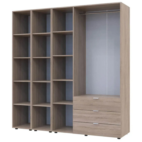 ГЕЛАР Шафа 3 ДСП з 2 етажерками ДОРОС (DOROS)