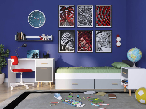 Фото полиці 120 TIMMY ВМВ в інтер'єрі дитячої