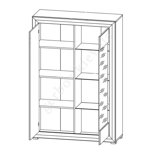 Фото вітрини МАРКУС REG1W1D БРВ (ВМК) – схема наповнення