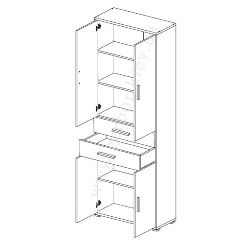 ОФІС-ЛАЙН Пенал REG4D2S/220 Гербор від фабрики Gerbor-холдинг