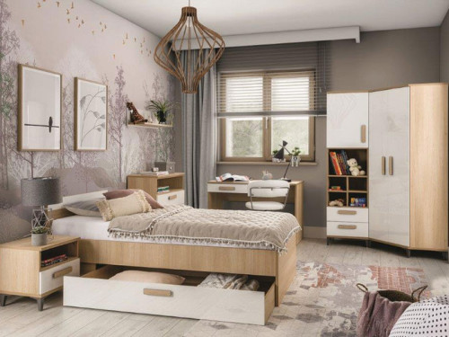 Фото полки KUBO KB8 BOGFRAN в интерьере спальни