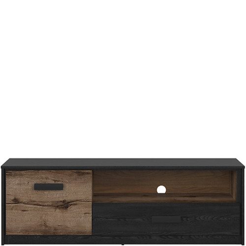 Фото тумбы ТВ KASSEL RTV1D1S 
 BRW – вид спереди