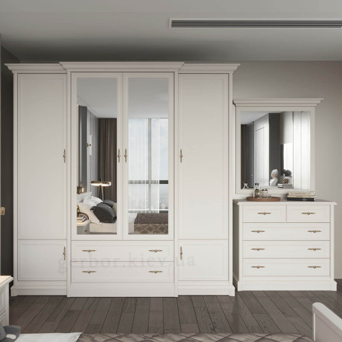 Фото комода СОНАТА НЬЮ 5S/10 Гербор в інтер'єрі спальні