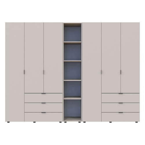 ГЕЛАР Шафа 3+3 ДСП з етажеркою ДОРОС (DOROS)