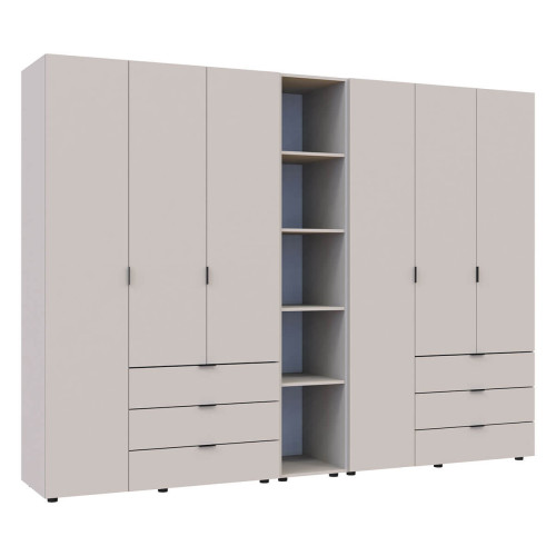 ГЕЛАР Шафа 3+3 ДСП з етажеркою ДОРОС (DOROS)