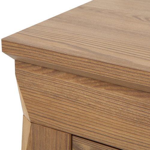 На фото скошенный край мебели для гостиной BERGEN BRW