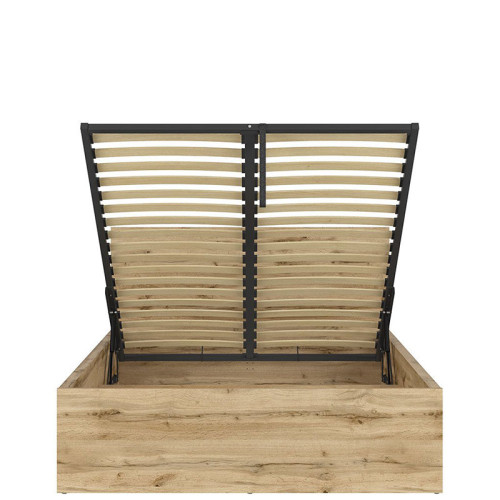 Фото подъемного основания кровати TETRIX LOZ/140/B-POL BRW дуб вотан