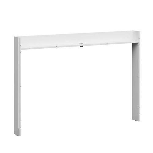 Фото полки для кровати TETRIX LOZ/140/B-POL BRW белый глянец