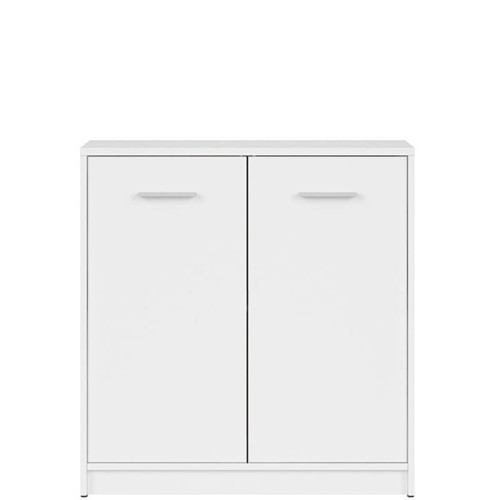 Фото тумбы NEPO PLUS KOM2D BRW белый – вид спереди