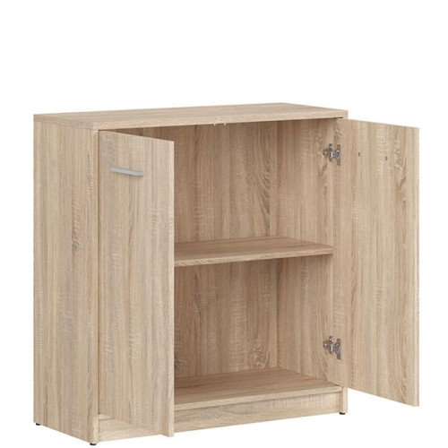 Фото тумбы NEPO PLUS KOM2D BRW дуб сонома – наполнение