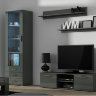 Фото комплекта мебели для гостиной SOHO 7 CAMA MEBLE серый / серый глянец