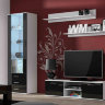 Фото комплекта мебели для гостиной SOHO 7 CAMA MEBLE белый / черный глянец