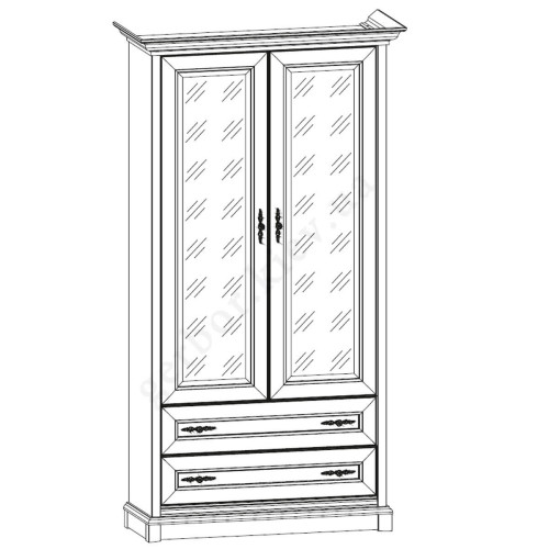 Фото вітрини СОНАТА НЬЮ 2D2S Гербор – схема