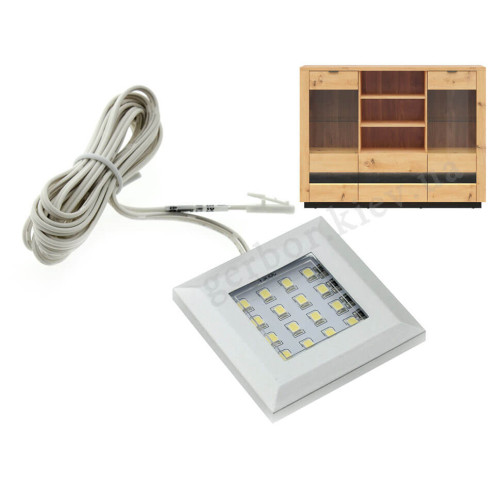 Фото підсвітки буфету OSTIA KOM2W2S_OPCJA BRW