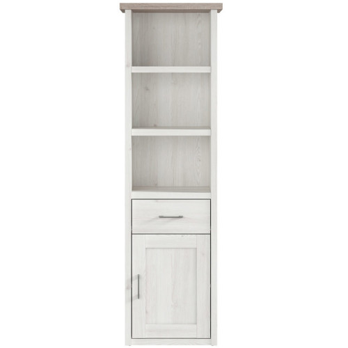 Фото стеллажа LUCA JUZI REG1D1S BRW - вид спереди