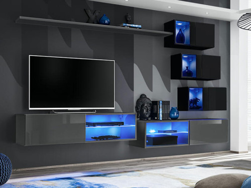 Фото гостиной SWITCH XXIV GZ ASM MEBLE графит / черный