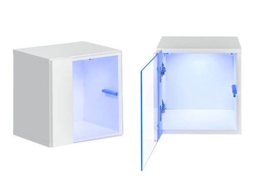 Фото гостиной SWITCH XXIV ASM MEBLE – навесная витрина WW5