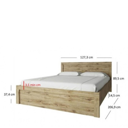 Фото ліжка 120 DOORSET MEBELBOS – розміри