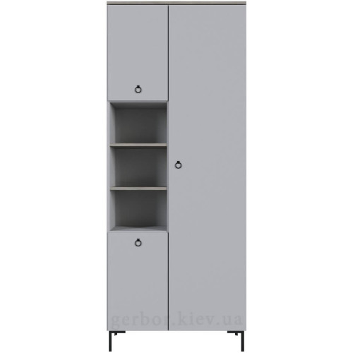 Фото комбінованої шафи СІМПЛ REG3D БРВ (ВМК) вяз ліберті світлий / кашемір