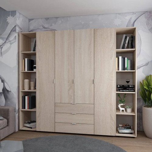 ГЕЛАР Шафа 4 ДСП з 2 етажерками ДОРОС (DOROS)