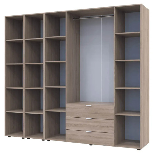 ГЕЛАР Шафа 4 ДСП з 2 етажерками ДОРОС (DOROS)