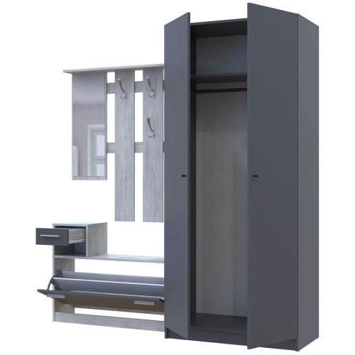 ЕЛІС Передпокій ДОРОС (DOROS) та шафа ПРОМО 2 ДСП