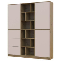 МОРГАН Шафа з шухлядами ДОРОС (DOROS) дуб артизан / кашемір