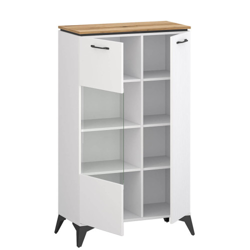 Фото низької вітрини VELUTTO 1D1W MEBELBOS – наповнення