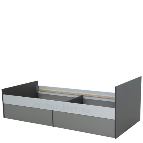 Фото ліжка TIMMY 2S_90 ВМВ – вигляд збоку тильної сторони