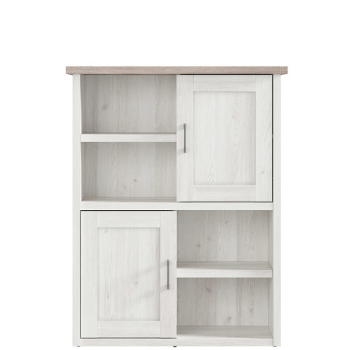 Фото стеллажа LUCA JUZI REG2D BRW - вид спереди