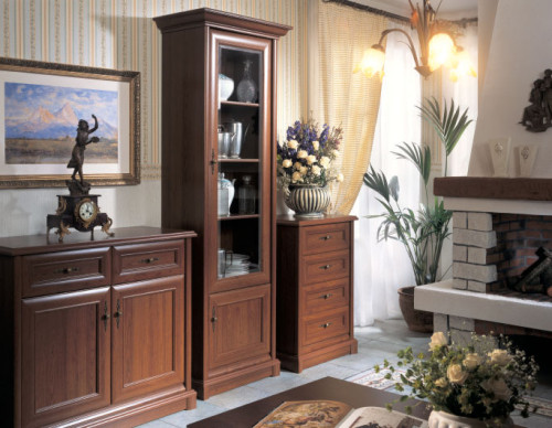 Фото вітальні з комодом 4S/6 СОНАТА Гербор