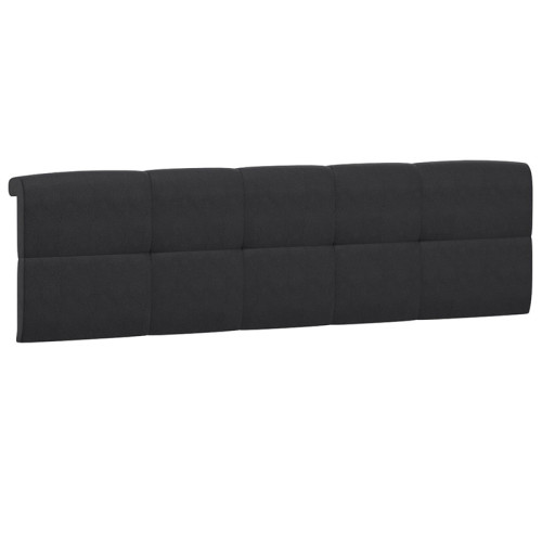 Фото черной накладки на изголовье кровати TETRIX LOZ/140/B-POL-NAK BRW