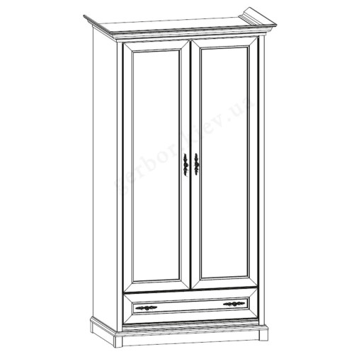 Фото шафи СОНАТА НЬЮ 2D1S Гербор – схема