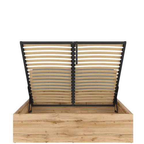 Фото подъемного основания кровати TETRIX LOZ/160/B-POL-NAK BRW дуб вотан