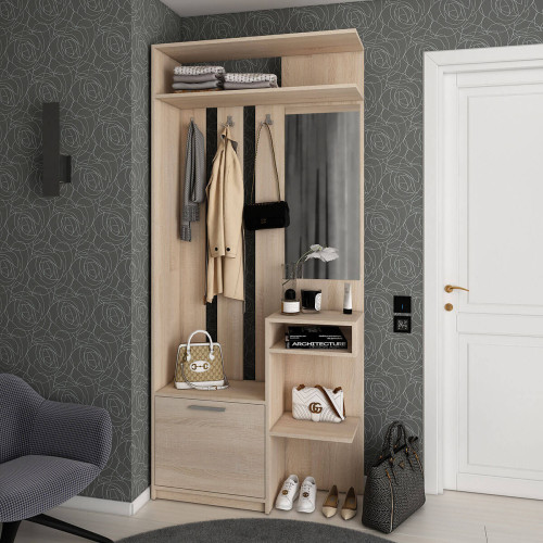 Фото передпокою РІВ'ЄРА ДОРОС (DOROS) дуб сонома