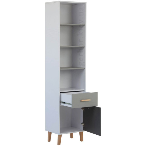 Фото відкритого стелажу TIMMY  1D1S ВМВ – наповнення