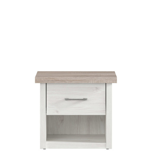 Фото прикроватной тумбы LUCA JUZI KOM1S BRW - вид спереди