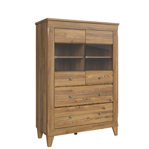 Фото витрины BERGEN REG2W2S BRW - вид сбоку