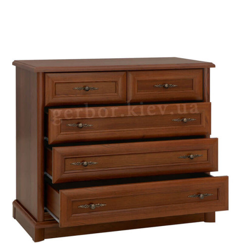 Фото комоду 5S/10 СОНАТА Гербор у кольорі каштан – наповнення