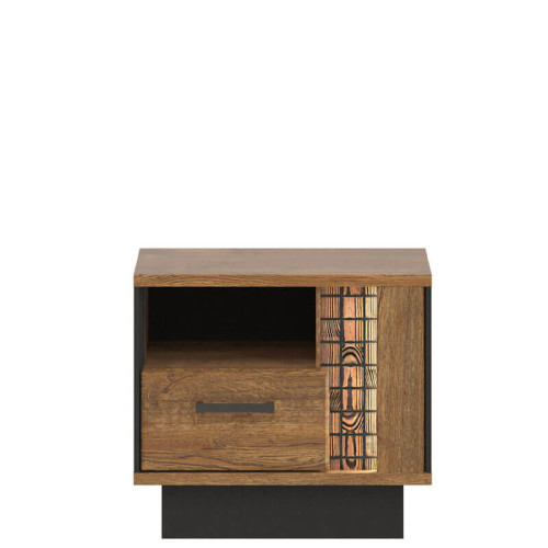 Фото правой прикроватной тумбочки DORIAN DN15 – вид спереди