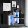 Фото комплекта мебели для гостиной SWITCH SB3 ZW ASM MEBLE черный / белый