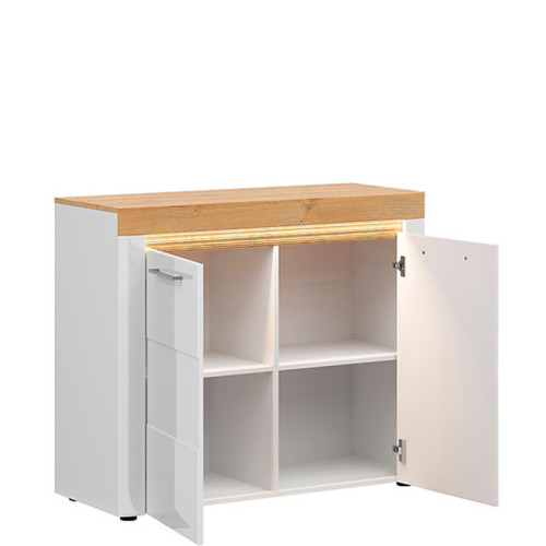 Фото тумбы HORTON KOM2D BRW – наполнение