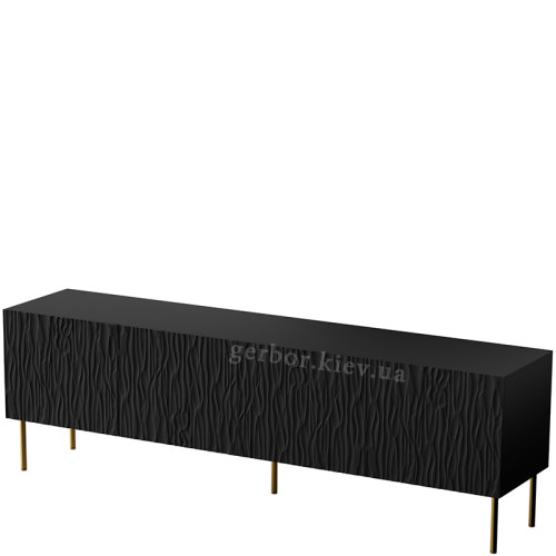 Фото тумби ТВ 190 JUNGLE CAMA MEBLE чорний – вигляд збоку