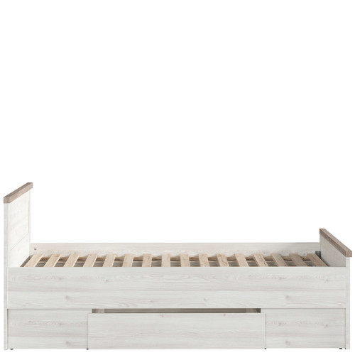 Фото кровати LUCA JUZI LOZ/90 BRW - вид спереди