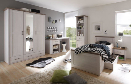 Фото кровати LUCA JUZI LOZ/90 BRW в интерьере детской